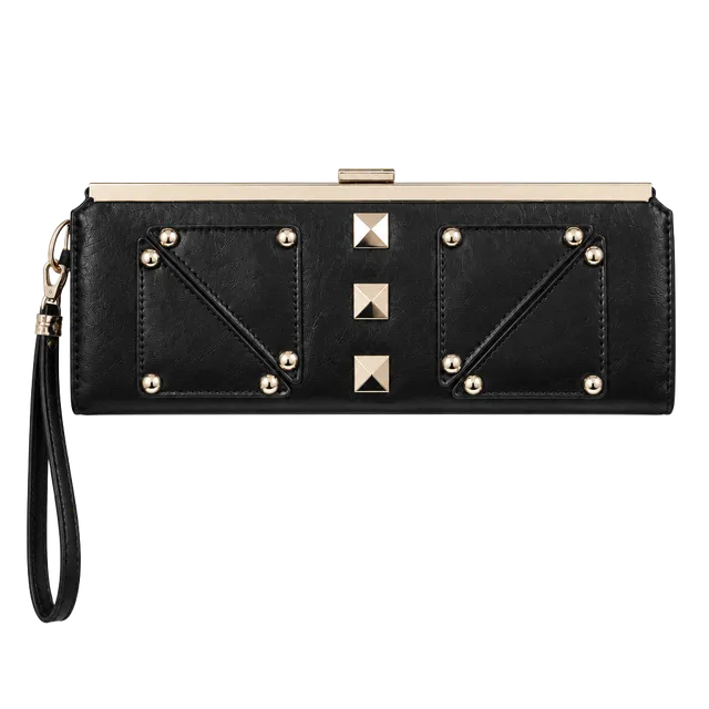 Candie's Black Studded Wallet
