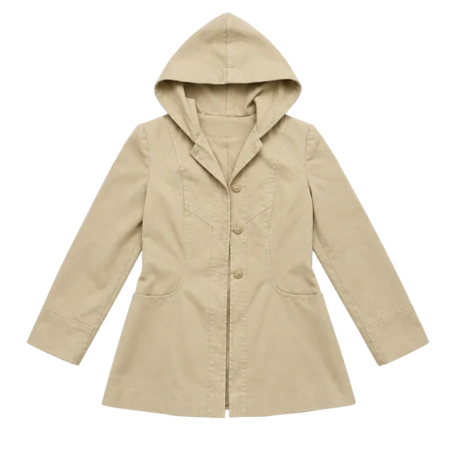 Vintage Encounter New York Hooded Jacket Beige