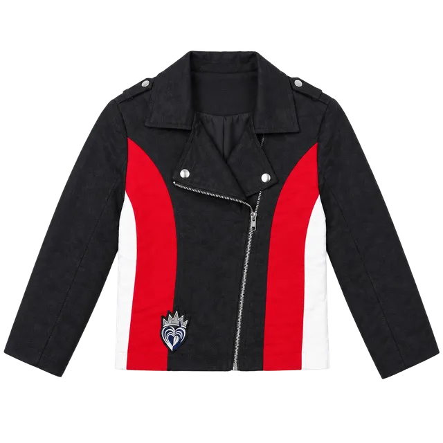 DSigned Disney Villain Jacket Size L Faux Suede