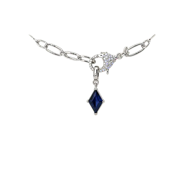 Bomb Party Starlight Wonder Created Sapphire Spinel on Rhodium Bringback