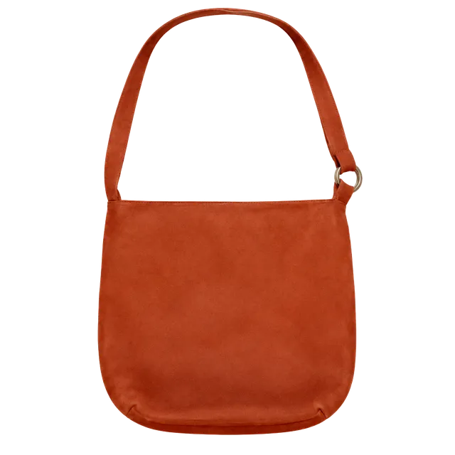 Green Fields Brown Leather Shoulder Bag Purse