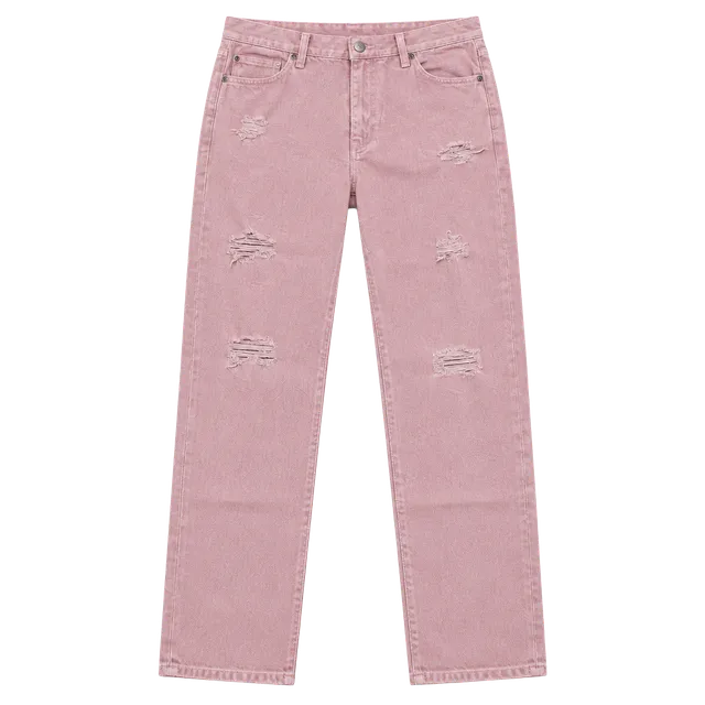 Soho Pink Boyfriend Distressed Jeans Womens 10