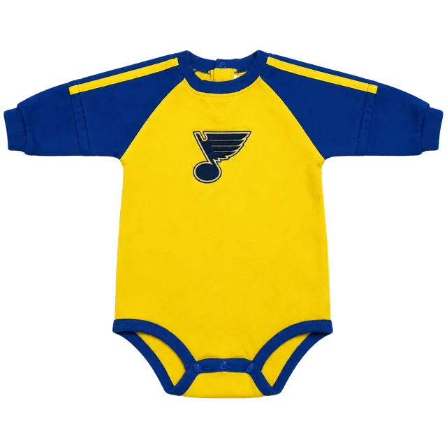Kid Sports Inc St Louis Blues Bodysuit Size 3/6 Mos NHL Baby Romper