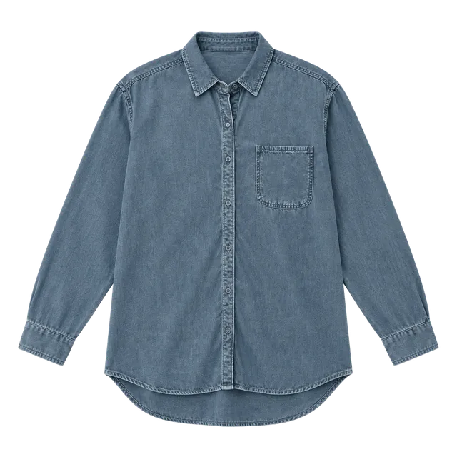 Sneak Peek Button Down Shirt Size L Gray Long Sleeve Pocket