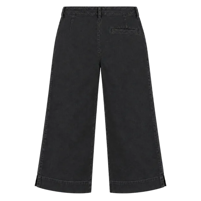 Lauren Ralph Lauren Crop Pants Size 12 Black Cotton Blend