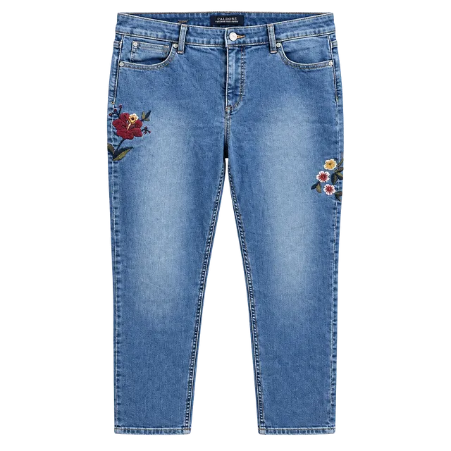 Talbots Women’s 16 Slim Flawless Five Pocket Embroidered  Jeans 