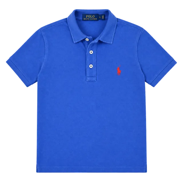 Polo Ralph Lauren Featherweight Mesh Polo Shirt Size L Blue