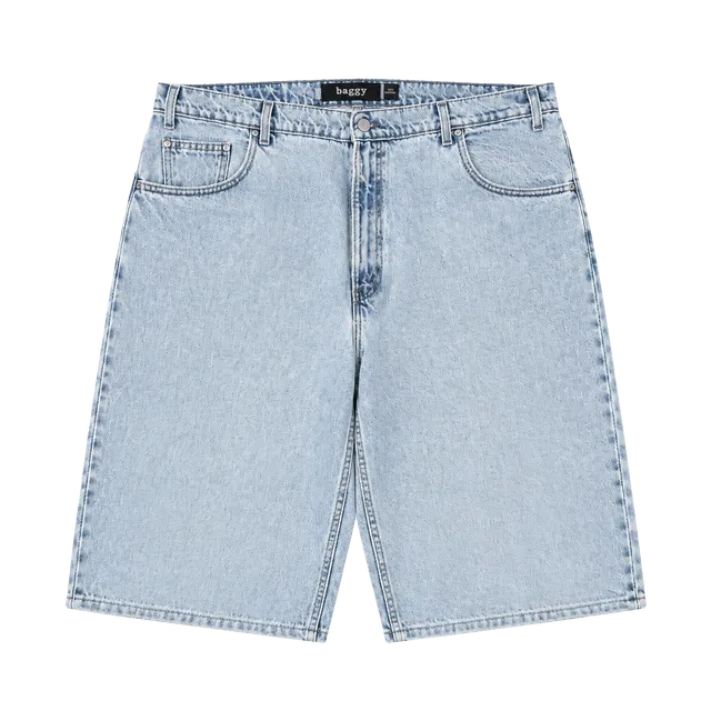 1990s Levi's SilverTab Baggy Denim Shorts Size 42 Light Wash Jorts