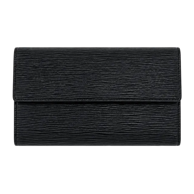 Louis Vuitton Epi Leather Black International Wallet