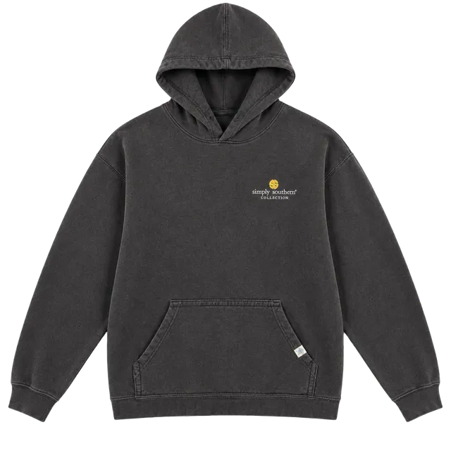 1653 Simply Southern Bee Happy Hoodie Size Xlarge