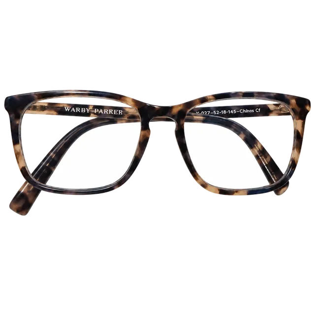 Warby Parker Welty Eyeglasses 52-18-145 Tortoise Shell Frame Good Condition