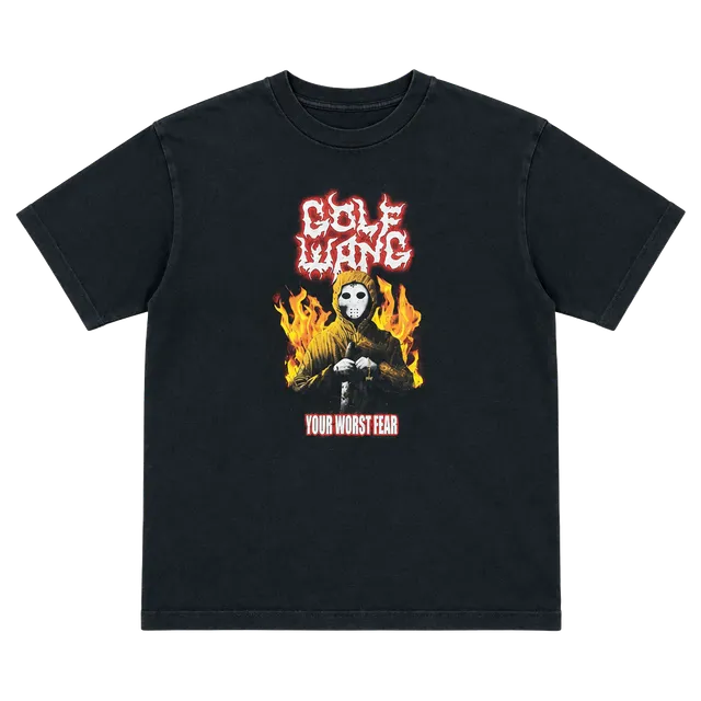 Golf Wang Your Worst Fear T-Shirt Size S Black Graphic Tee