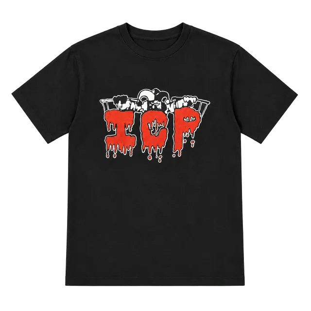 Insane Clown Posse Dog Beats ICP T-Shirt Black Graphic Tee
