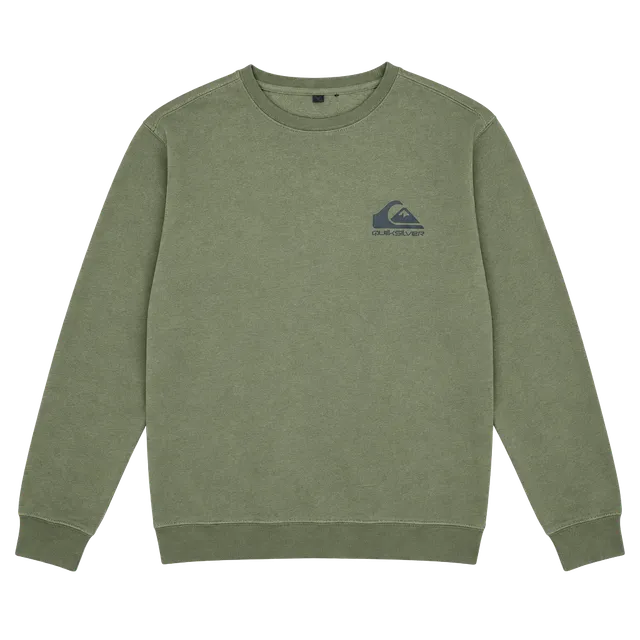 Quiksilver Sweatshirt XL Green Crewneck Pullover