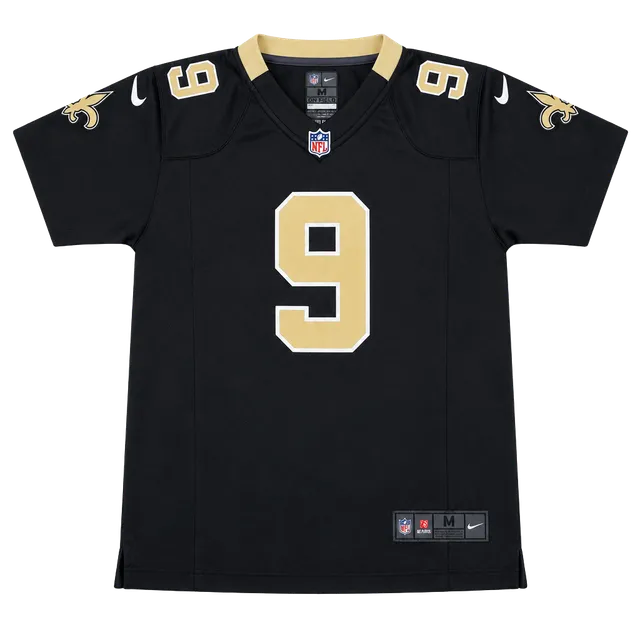New Orleans Saints Drew Brees #9 Nike On Field Youth Medium 10/12 NFL Jersey