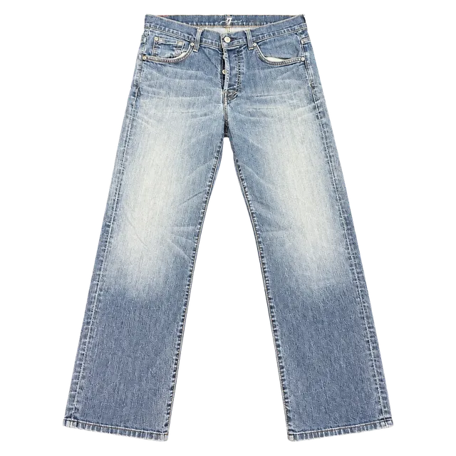 7 For All Mankind Relaxed Jeans Straight Blue