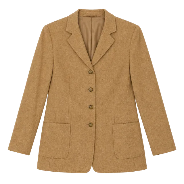 Vintage Talbots Petites Pure Camel Hair Jacket Blazor Size 8