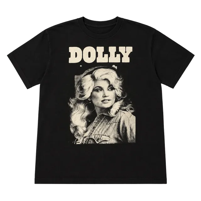 Dolly Parton Graphic T-Shirt Black