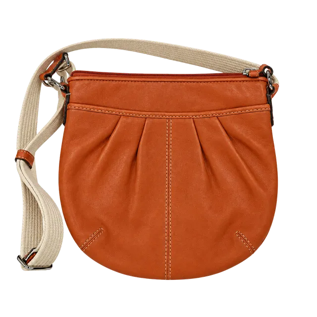 Coach Orange Leather Crossbody Bag