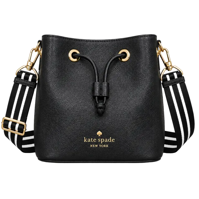 Kate Spade New York Black Leather Bucket Bag