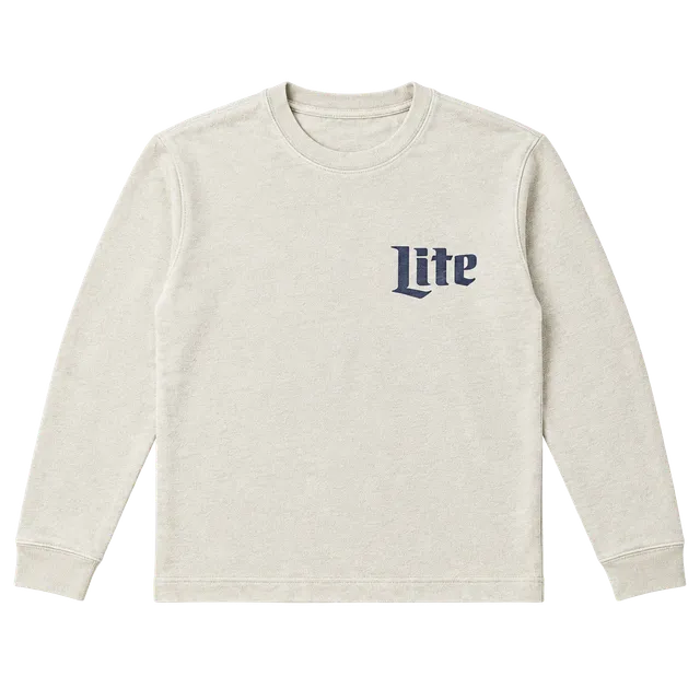 Miller Lite Sweatshirt Size XXL White The Original Pilsner Graphic