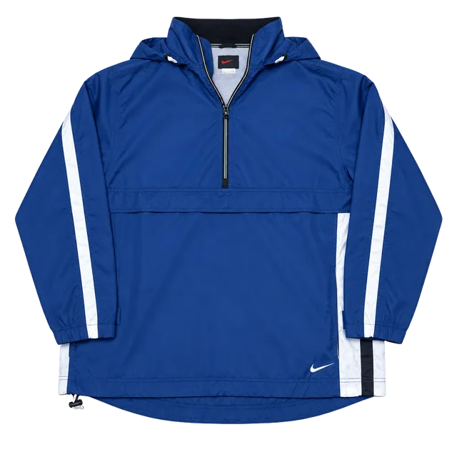 Nike Vintage Anorak Jacket Size L Blue Windbreaker