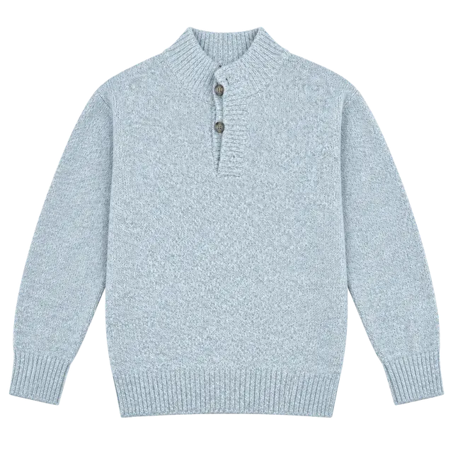 Carter's Knit Button Pullover Sweater Size 7/7A Gray