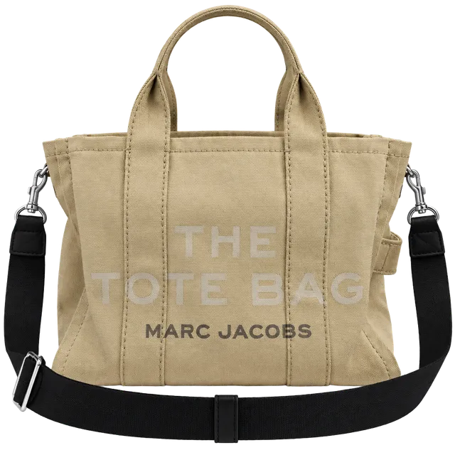Marc Jacobs The Tote Bag Beige Canvas Crossbody Bag