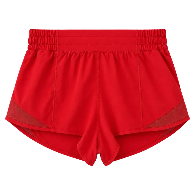 Lululemon Hotty Hot High Rise Short 4 Red Athletic Running