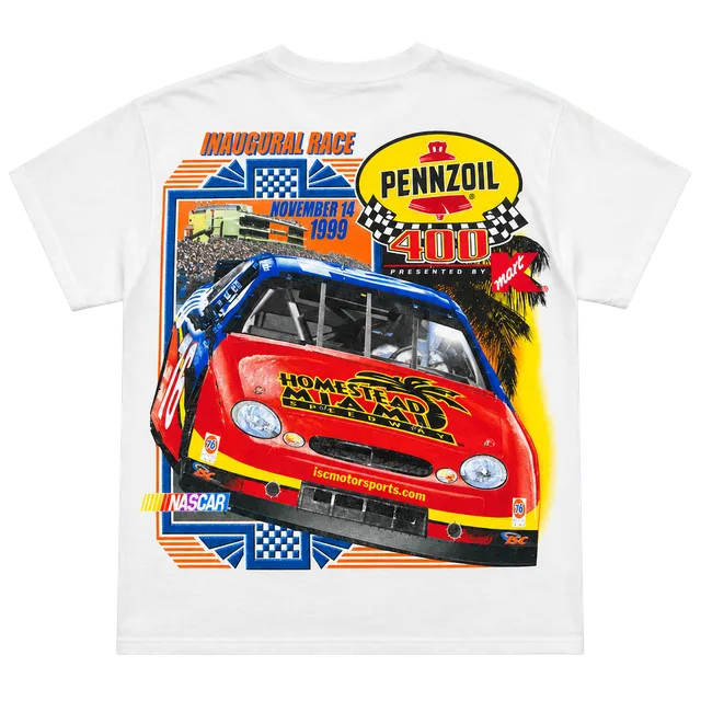 Vintage Pennzoil 400 Nascar T-Shirt Size XL White