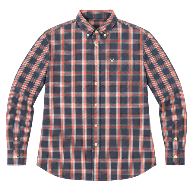 American Eagle Plaid Long Sleeve Button Down Shirt Size youth medium