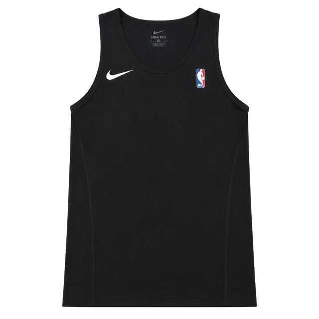 Nike Pro NBA Tank Top Size L Black Athletic Jersey AA0785-010