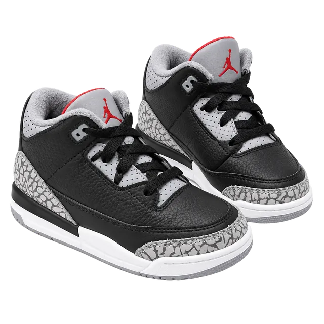 Jordan 3 Retro Black Cement Toddler Shoes