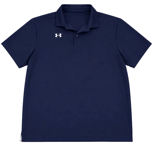 Under Armour HeatGear Polo Size XL Navy Blue Athletic Shirt