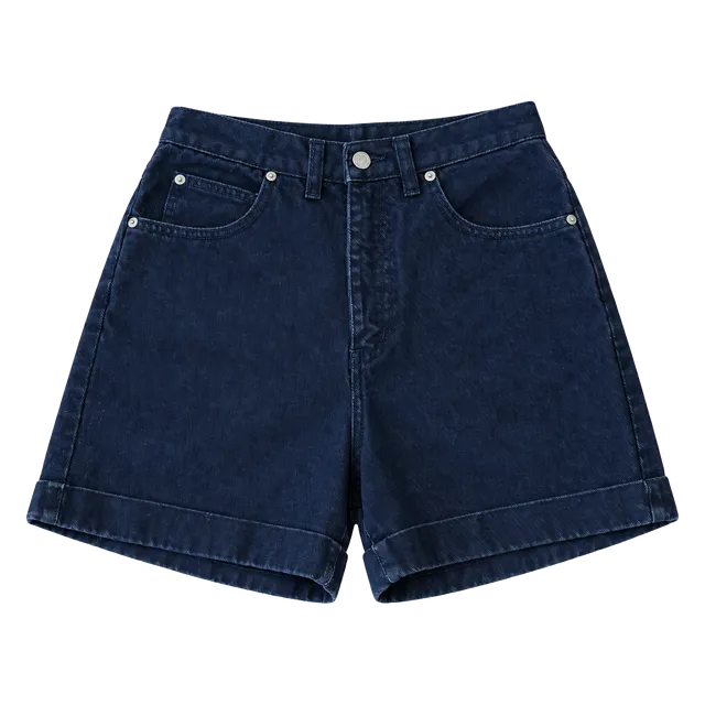 VTG Limited Jeans Black Denim Shorts Womens 6 High Rise Cuffed Mom Shorts USA