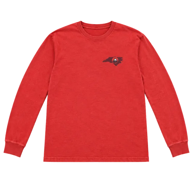 Quiksilver Long Sleeve T-Shirt Red Logo