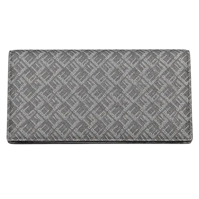 Alfred Dunhill Long Wallet Grey Monogram Coated Canvas