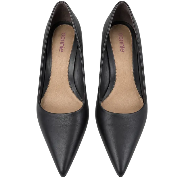 Connie Pointed Toe Heels Brown Pumps