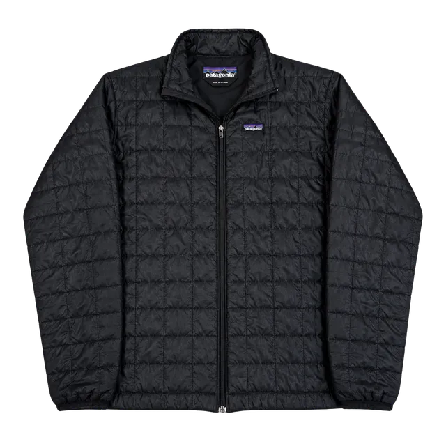 Patagonia Nano Puff Jacket Size XXL Kids Black Quilted Full Zip