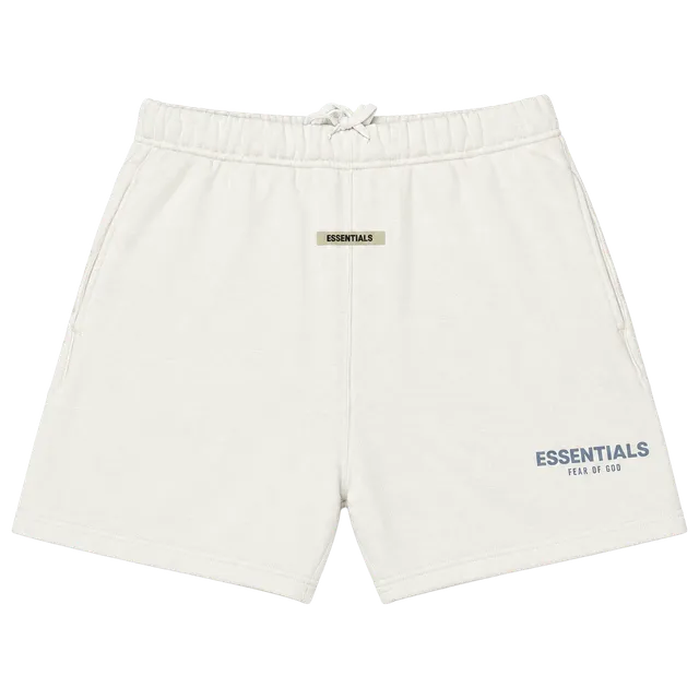 Fear Of God Essentials Fleece Sweat Shorts Size M White