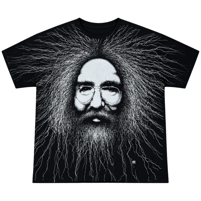 Winterland Jerry Garcia 1993 T-Shirt Size X-Large Vintage AOP Rock Tee