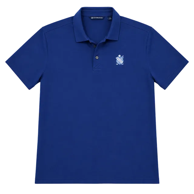 Cutter & Buck Polo Shirt L Blue Golf Shirt