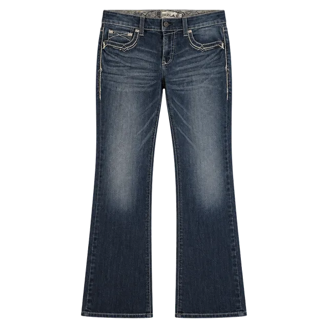 Ariat Real Denim Jeans Size 31R Whipstitch Boot Cut