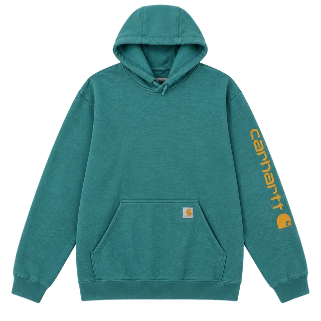 1684 Carhartt Loose Fit Hoodie Size XL Tall Teal