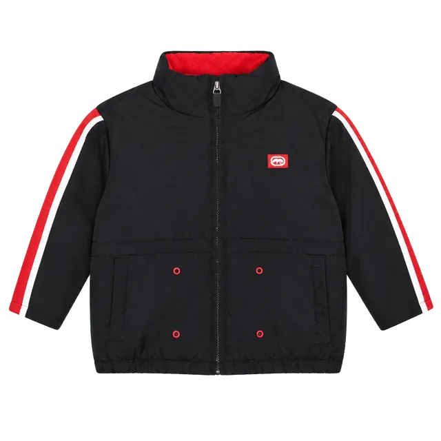 Ecko Unltd. Jacket Size 18M Black Red Full Zip