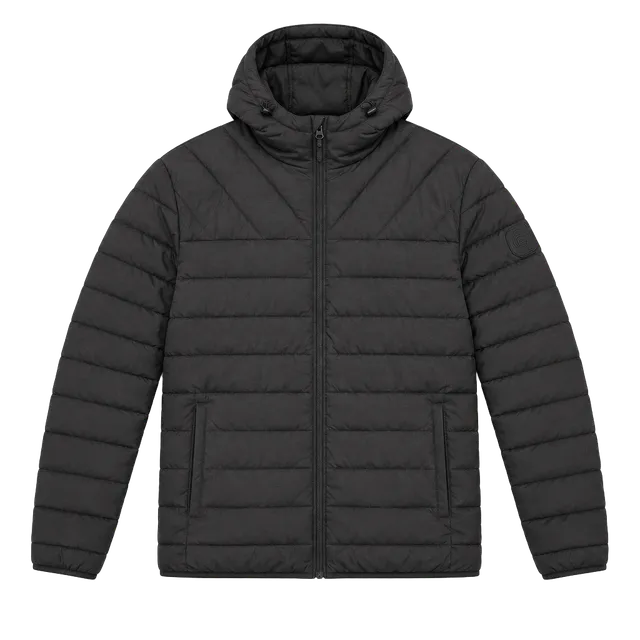 Bass Creek Outfitters Puffer Jacket Size XL Black Hooded
