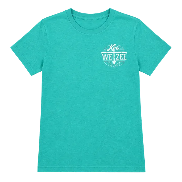 Koe Wetzel T Shirt Turquoise Sell Fish Don’t Love Nobody Country Music Tee
