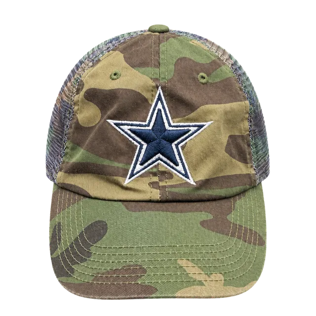 Dallas Cowboys Authentic Camo Trucker Hat OSFA