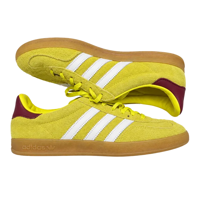 Adidas Gazelle Indoor Size 7 Yellow White Gum