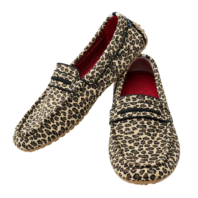 Rothy's The Driving Loafer Cheetah Leopard Print Shoes